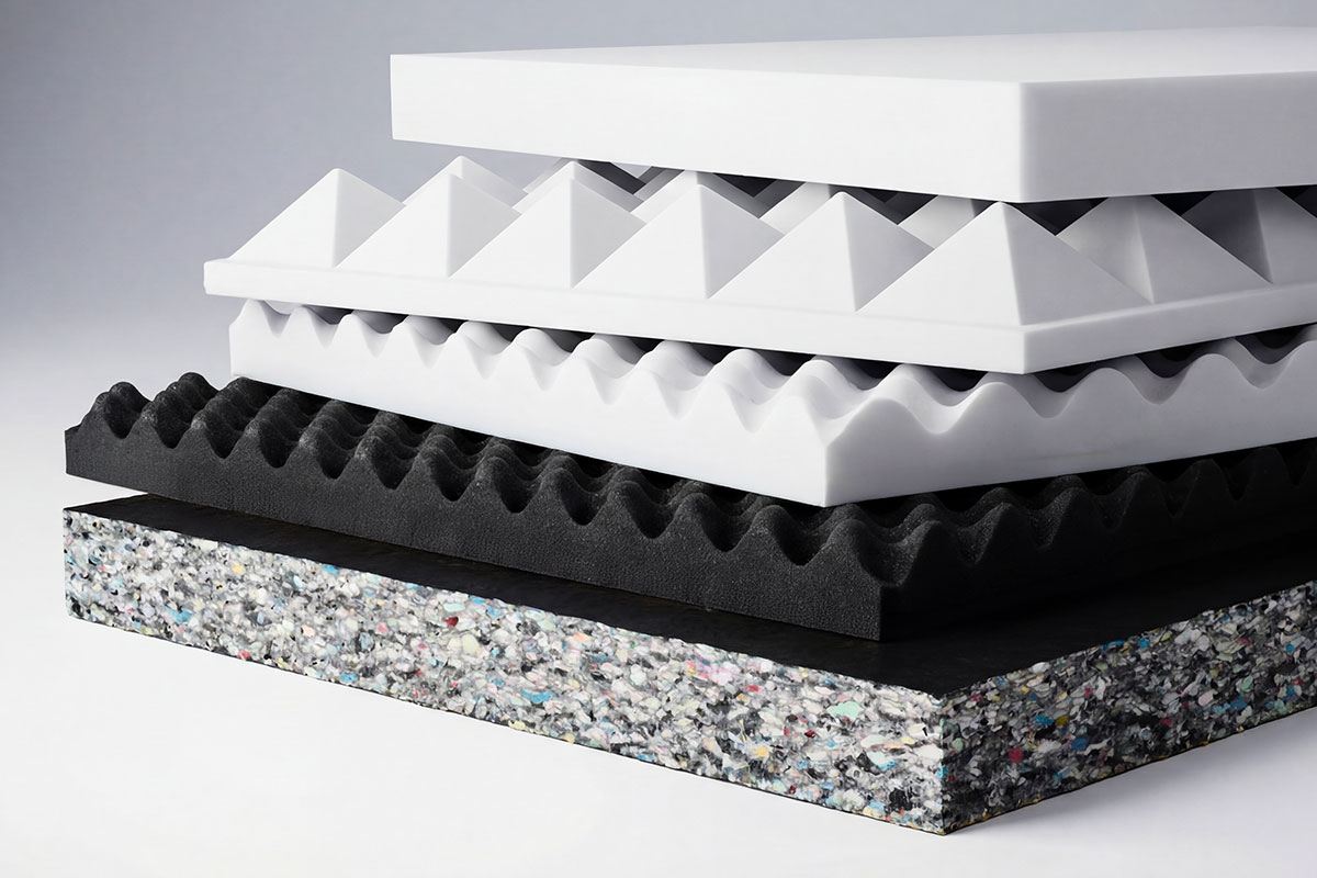 Mousses acoustiques pour l'isolation acoustique